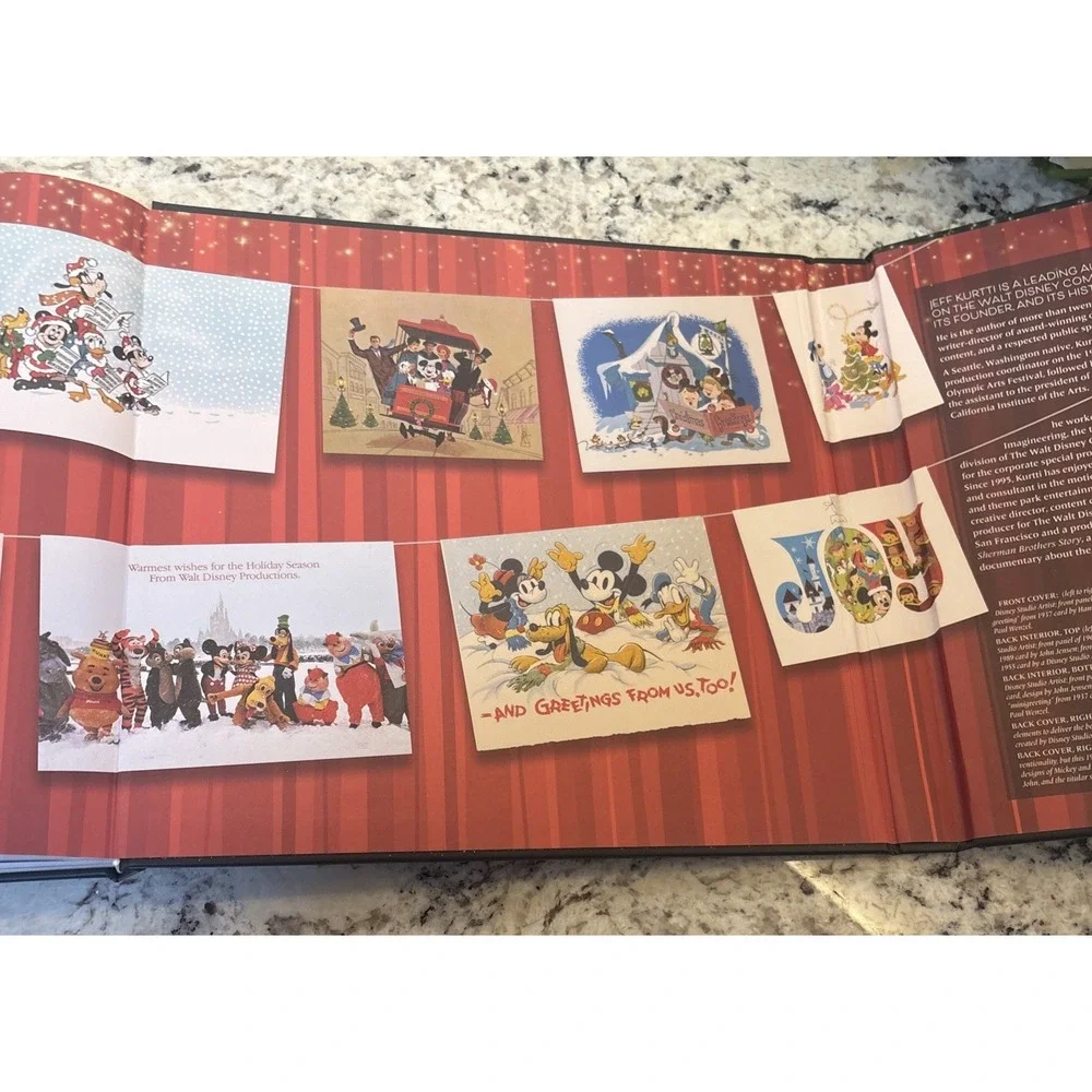 The Disney Christmas Card Book, 2018, Disney Fan Club 2018 All Cards In Book